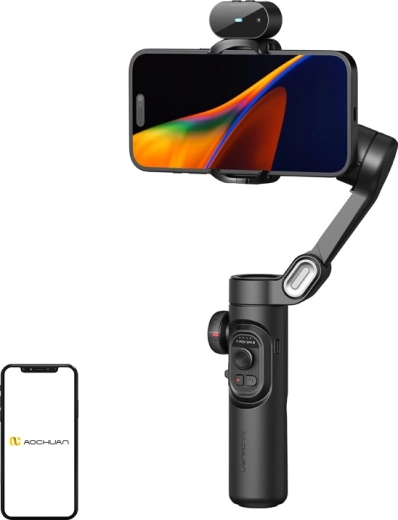 AOCHUAN Smart XE smartphone-stabilisator met AI-sensor zwart