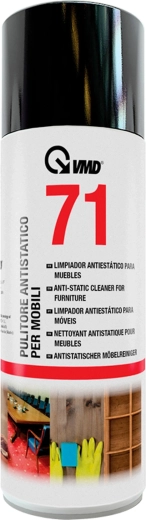 Antistatische reinigings- en verzorgingsspray voor meubels