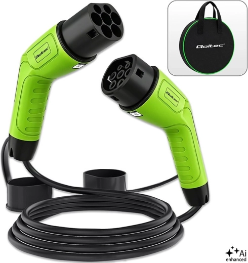 Laadkabel voor elektrische auto's Type 2, 11 kW, 16 A, 5 m