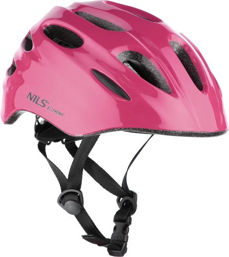 Fietshelm met knipperlicht Nils Extreme MTW01 – Roze (5864)