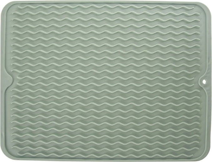 Siliconen afdruipmat voor vaat, groen 40 × 30,5 cm