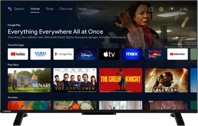 LED-televisie 40" TOSHIBA met smartfuncties