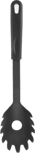 Blackline spaghettiopscheplepel van PBT-thermoplast zwart 31 × 7 cm