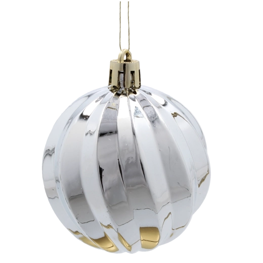 Stijlvolle ribbeling met metallic glans