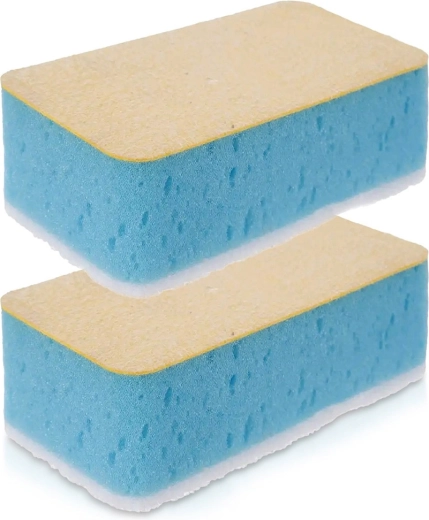 Keukensponsjes 2 stuks – dubbelzijdig, zeer absorberend