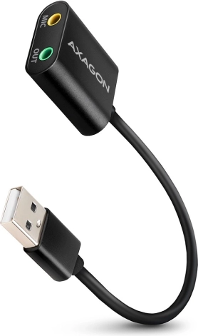 Externe geluidskaart USB 2.0 48kHz/16-bit stereo Axagon