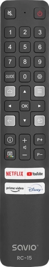 Universele vervangende afstandsbediening voor TCL Smart TV RC-15