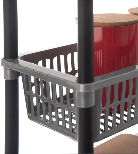 Geventileerde mandjes voor overzicht en hygiëne