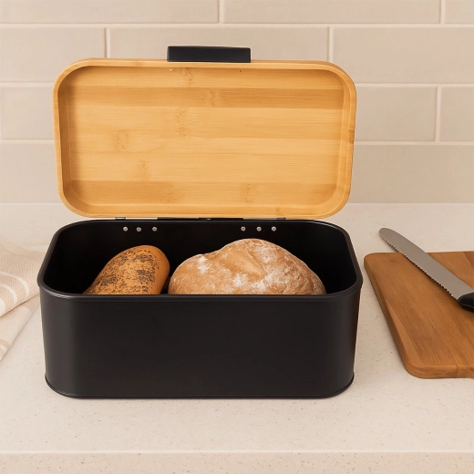 Afsluitbaar deksel ter bescherming van brood