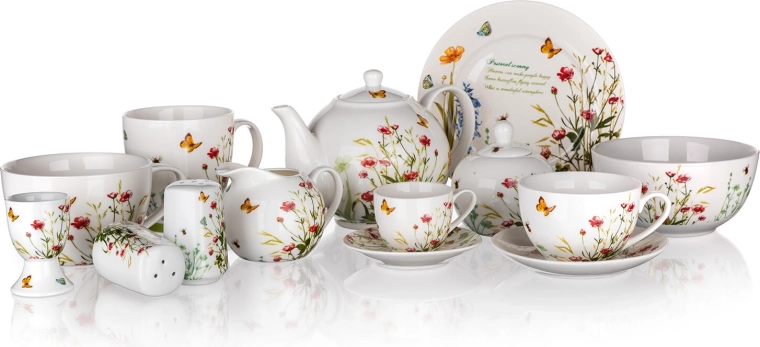 Combineer tot een complete serveerset