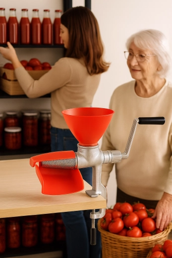 Fijne puree zonder schillen en zaden