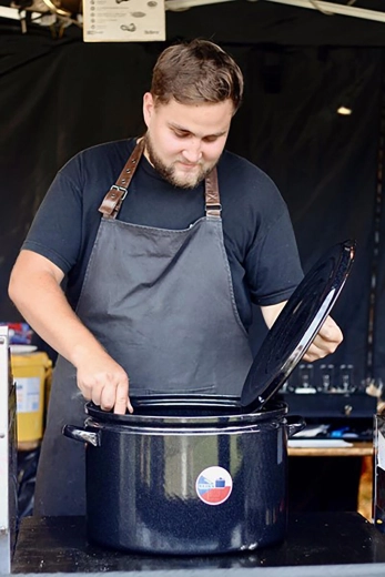 Grote inhoud voor koken in bulk
