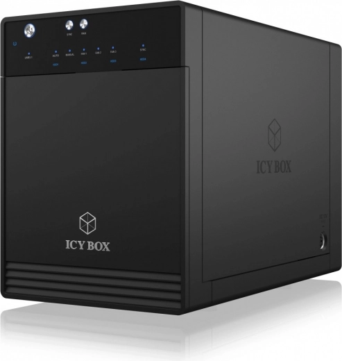 Externe behuizing USB‑C 3.1 voor 4 schijven 2,5"/3,5"