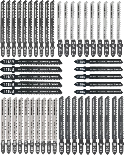 Set decoupeerzaagbladen Renew Force, 50 stuks