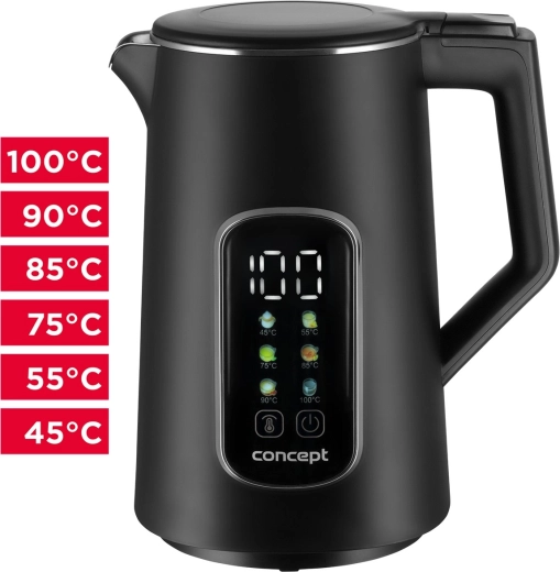 Waterkoker met temperatuurregeling 1,7 l