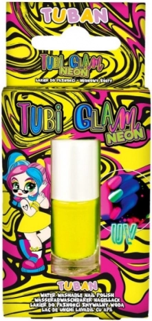 Tubi Glam nagellak - neon geel