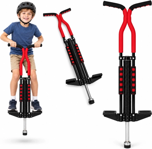 Kinder-pogo-stick tot 80 kg, zwart