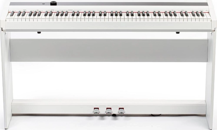 Digitale piano SDP 50 WH met standaard en pedalen