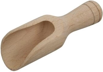 Houten schepje 8 cm van beukenhout