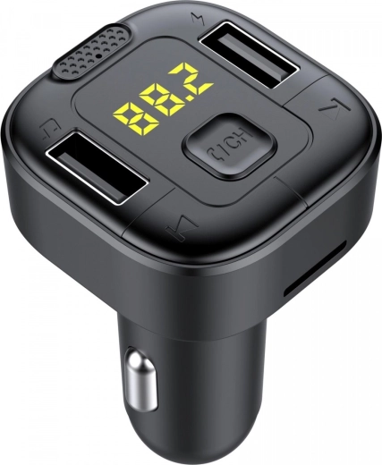 SWM 2000 FM-transmitter voor in de auto met bluetooth, usb en micro sd