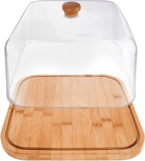 Natuurlijke bamboe met praktische groef