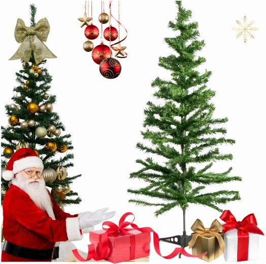 Kunstkerstboom spar met standaard 90 cm