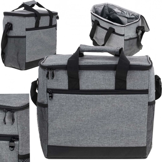 Thermotas voor strand en camping 16 l – Grijs