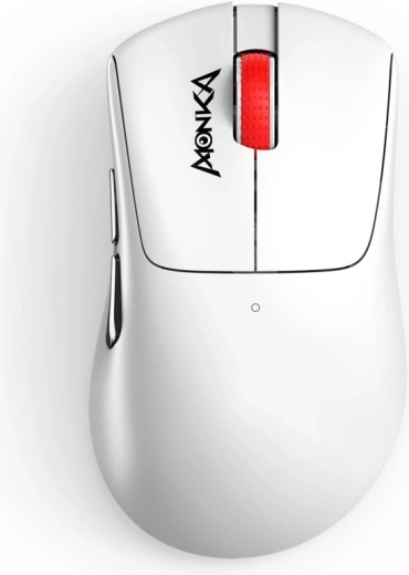 Draadloze gamingmuis Monka Rapid met een resolutie van 12.000 DPI