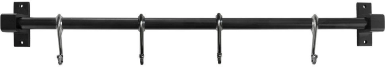 Stevige metalen constructie in zwart