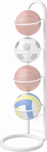 Ruimtebesparend verticaal design voor 4 ballen