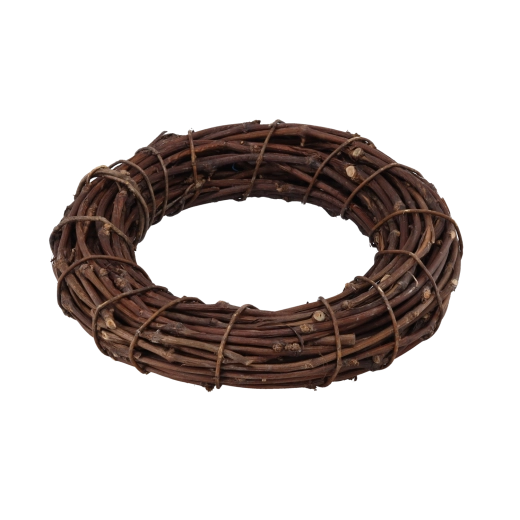 Natuurlijke gevlochten krans van takjes 50 × 9 cm