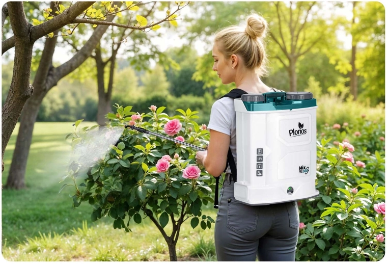 Krachtige 12V-accu en comfortabel dragen