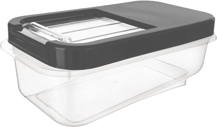 Opbergbox Orion voor capsules, poeder en voer grijs 5 l