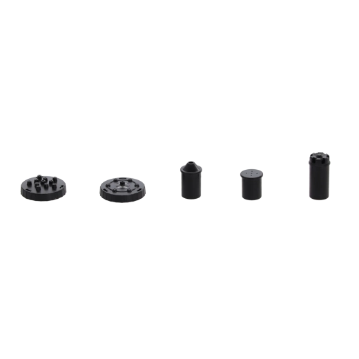 Verwisselbare sproeikoppen voor verschillende effecten