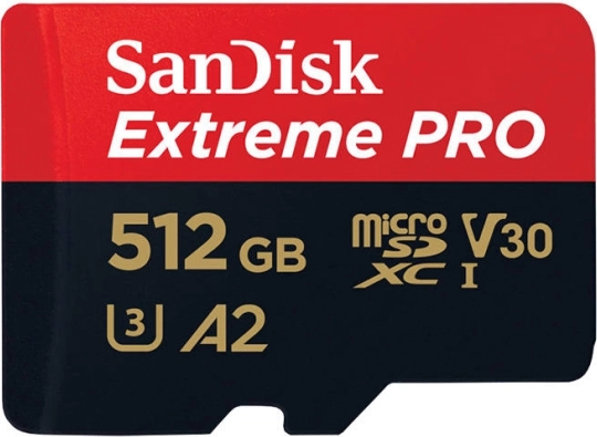 SanDisk Extreme Pro microSDXC 512GB Kaart