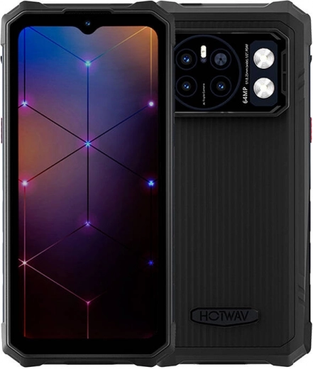 Hotwav Cyber 13 Pro robuuste smartphone 6,6" 20 GB RAM en 256 GB – zwart