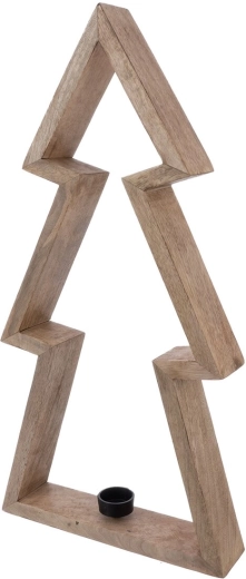 Natuurlijk mangohout met een uitgesproken nerftekening