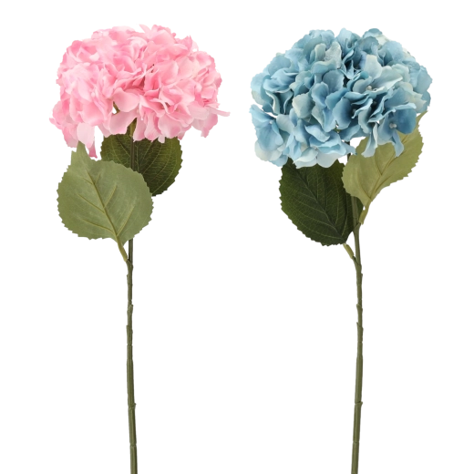 Synthetische hortensia – decoratieve tak 69 cm