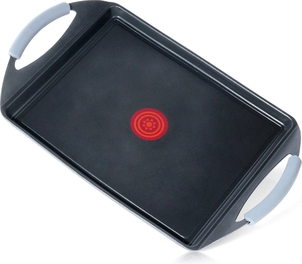 Gali-grillplaat met antiaanbaklaag en opwarmindicator 41 × 24,5 cm