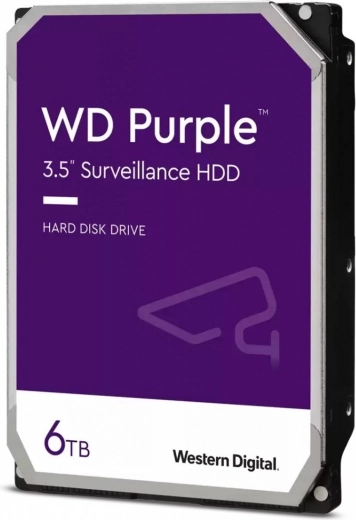 Harde schijf WD Purple 6TB 3,5 256 MB 5400 rpm WD64PURZ