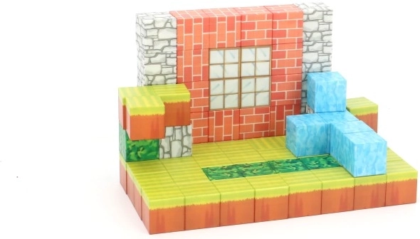 Een landschap naar de fantasie van kinderen