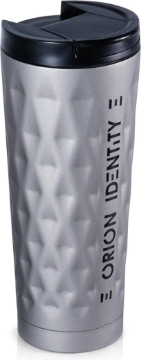 Roestvrijstalen thermobeker Orion Identity grijs 500 ml