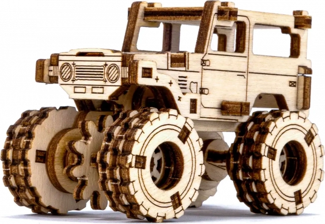 Houten 3D-puzzel Monstertruck – Model 5 (Toyota FJ40)