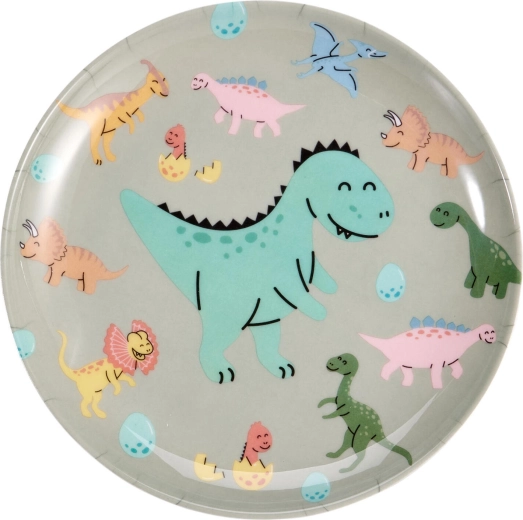 Kinderdiep melamine bord 21 cm mix van decoren - 1 stuk