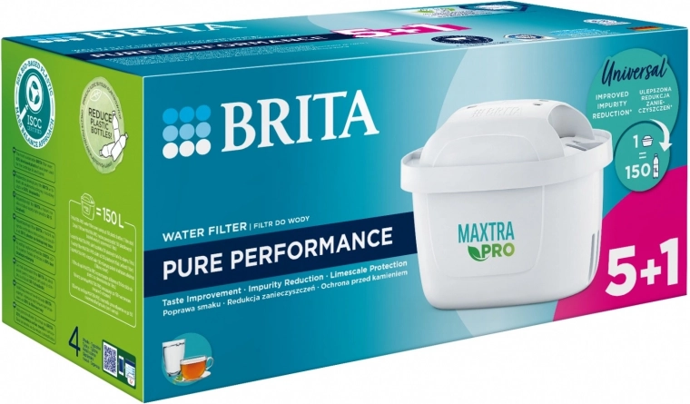 Vervangende filterpatroon BRITA Maxtra Pro Pure Performance 5+1 stuks