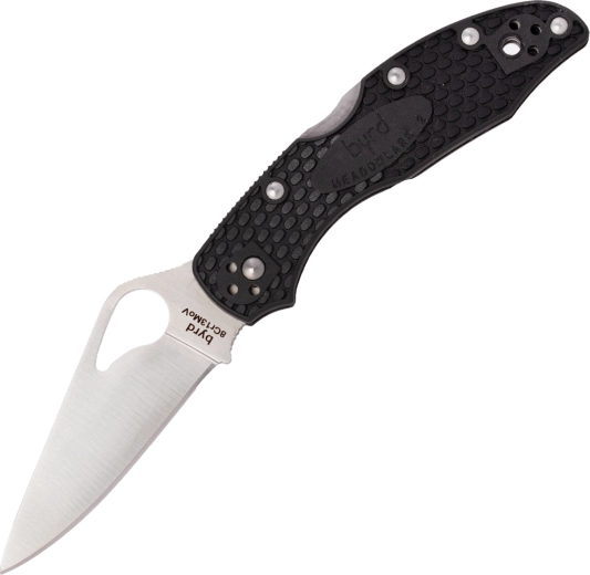 Byrd Meadowlark 2 zakmes met glad lemmet, zwart
