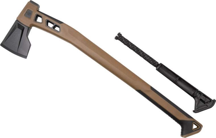 Gerber Bushcraft Bijl Coyote met nylon foedraal
