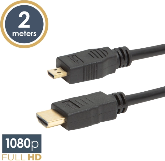 Micro HDMI-kabel 2 m