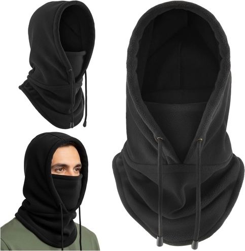 Wintermuts en nekwarmer Trizand zwart