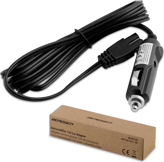 Autovoedingsadapter 12 V DC voor Berdsen-luchtontvochtiger - 1 stuk